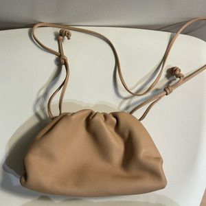 Dusty rose small cross body - adjustable strap & snap closure